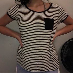 Black & White Striped Tee